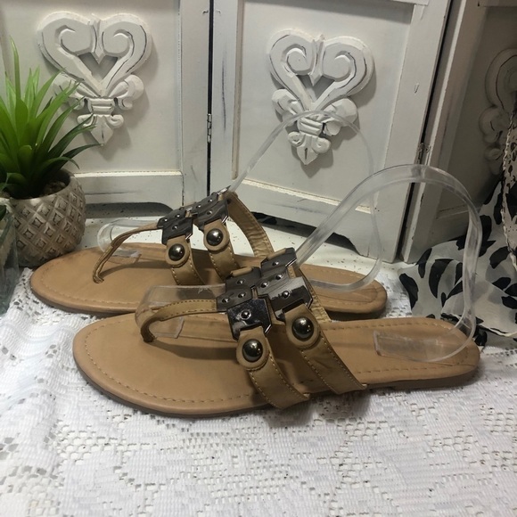 385 Fifth sandals. Silver metal details. - Picture 3 of 7